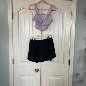 Swim Top (M) Swim Skirt (L)